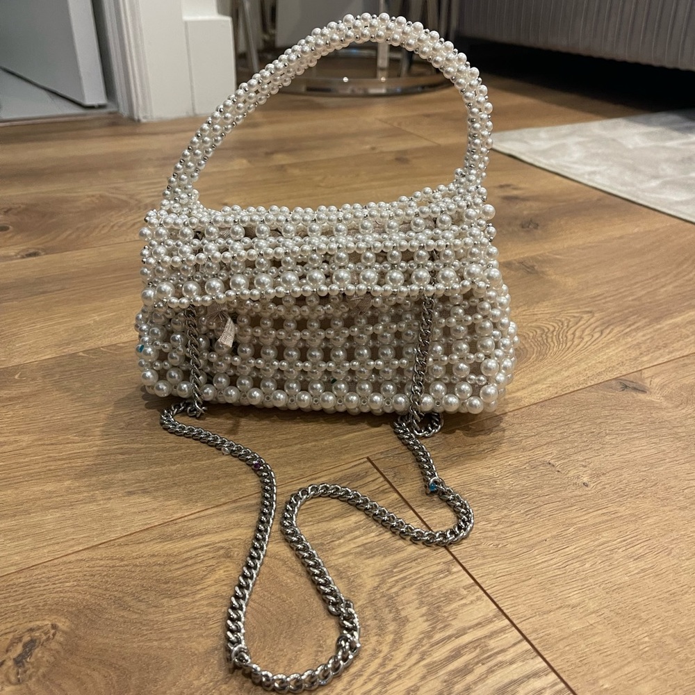 Zara pearl bag